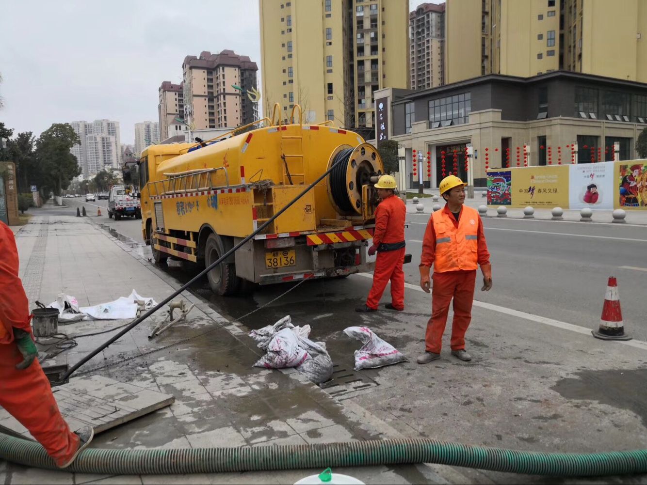 石阡排污管道清淤-管道清洗